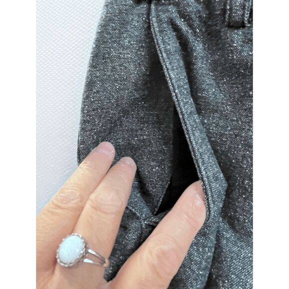 Old Navy Mens Mid-Rise Lined Flat Front Trouser Pants Gray Size 29 - Picture 8 of 15